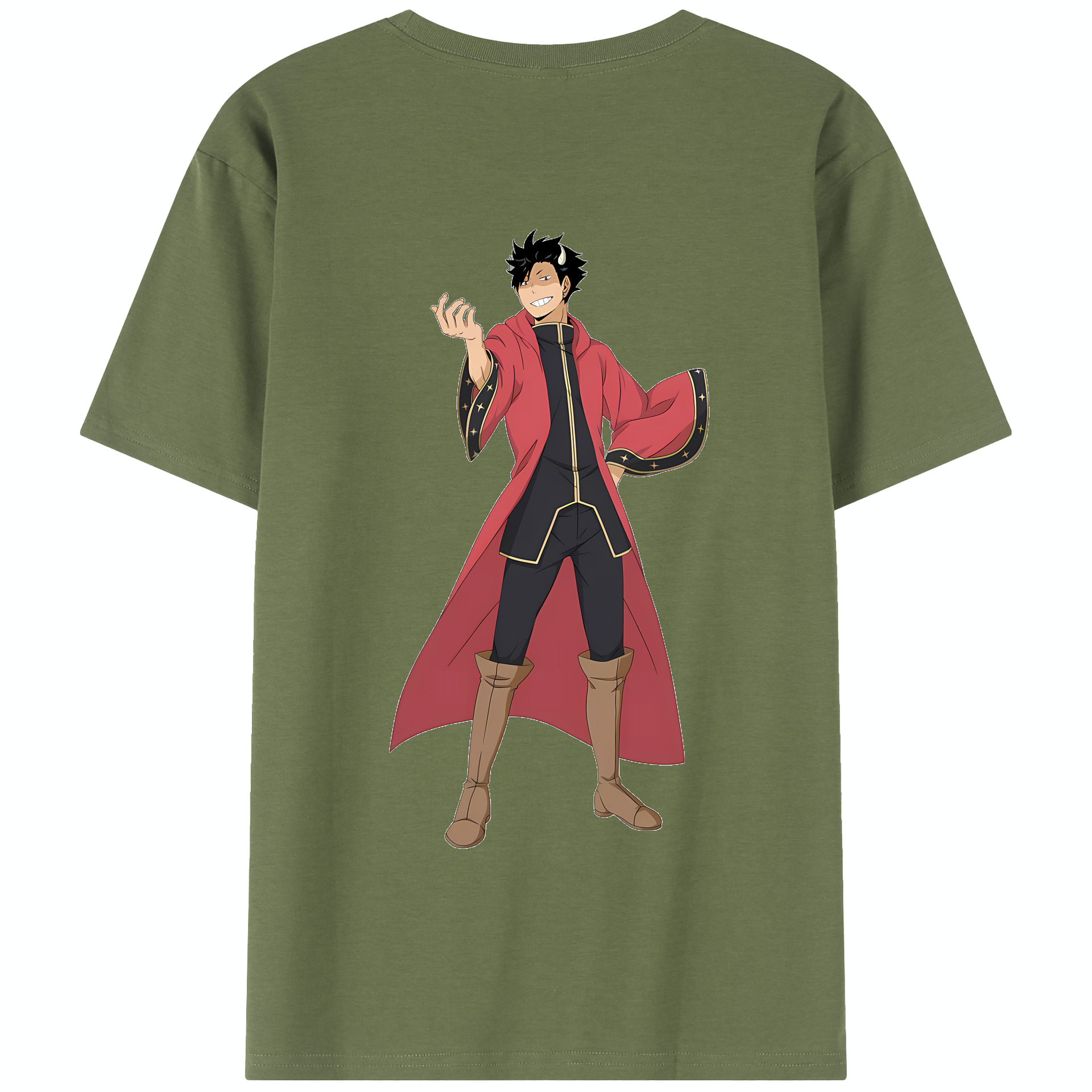 （画像用） ハイキュー!! Haikyu!! 綿100％半袖Tシャツ（背面プリント）